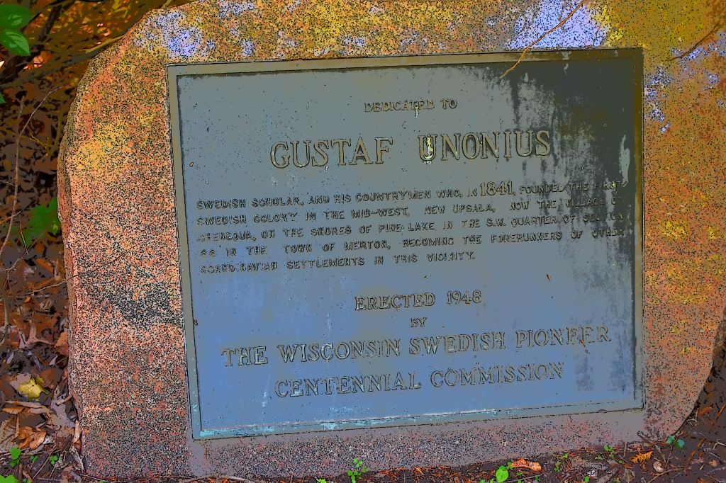 Gustaf Unonius, New Upsala and the Scandinavian Parish Swedish